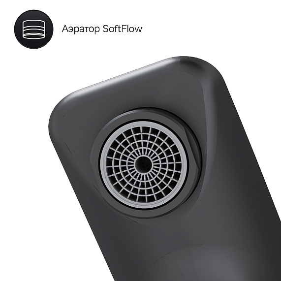 Смеситель для ванны и душа AM.PM X-Joy S F85B10022 черный-3