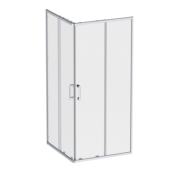 Душевое ограждение без поддона 90x90 AM.PM Above W9XG-403-9090-MT профиль серебристый-14