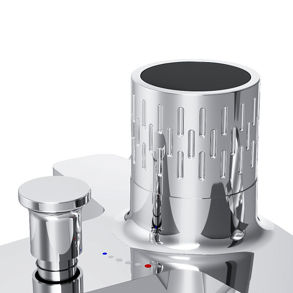 Смеситель для ванны и душа AM.PM Gem F90A10400 с индикацией температуры, хром-6