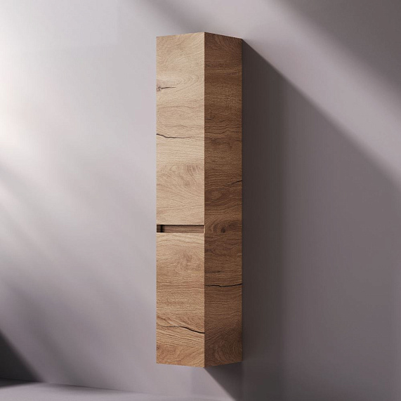 Шкаф-пенал для ванной 35 AM.PM Above M9XCHR0352OF навесной правый под дерево-1