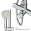 Душевая система AM.PM Gem F0790510 стойка с тропическим душем, термостатом, смесителем, изливом, хром