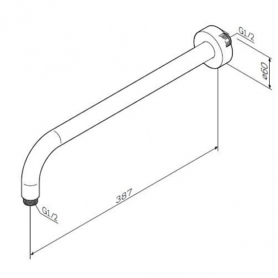 Встраиваемая душевая система AM.PM Spirit 2.1 хром: тропический верхний душ, излив с душевой лейкой, модуль MultiDock-1
