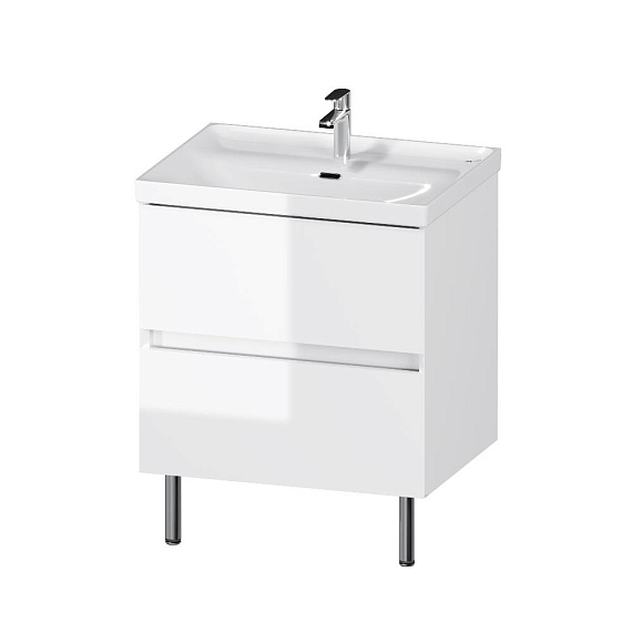 Тумба с раковиной 60 AM.PM Above M9X-FSX0602WG-WCC0600WG напольная, белая глянцевая-10