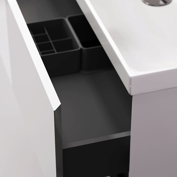 Тумба под раковину 80 AM.PM Above M9XFHX0802WG подвесная белая глянцевая-4