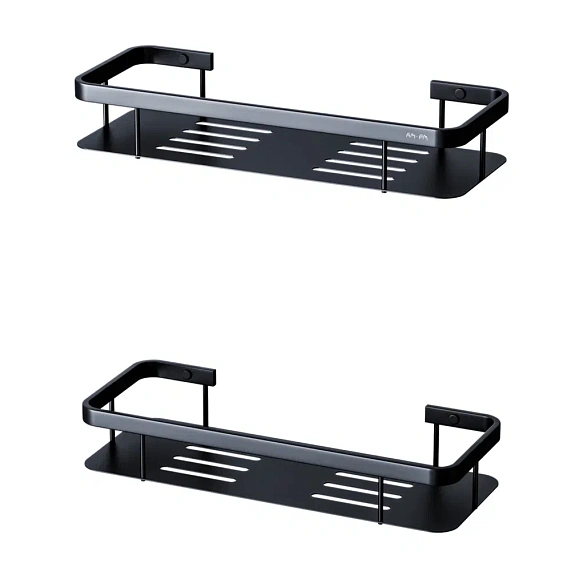 Полка в ванную AM.PM Sense L A7453222 двухъярусная черная-6