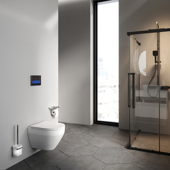 Унитаз подвесной AM.PM Spirit V2.0 C701700SC безободковый с сиденьем микролифт, белый-2