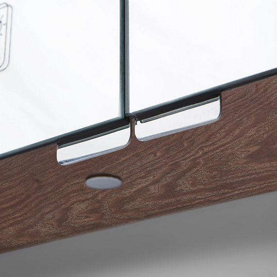 Шкафчик с зеркалом в ванную 100 AM.PM Sensation M30MCX1001NF с подсветкой орех-3