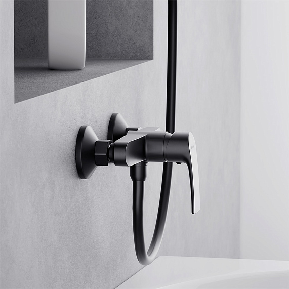 Смеситель для душа Damixa Eclipse 2.0 482000300 черный-1