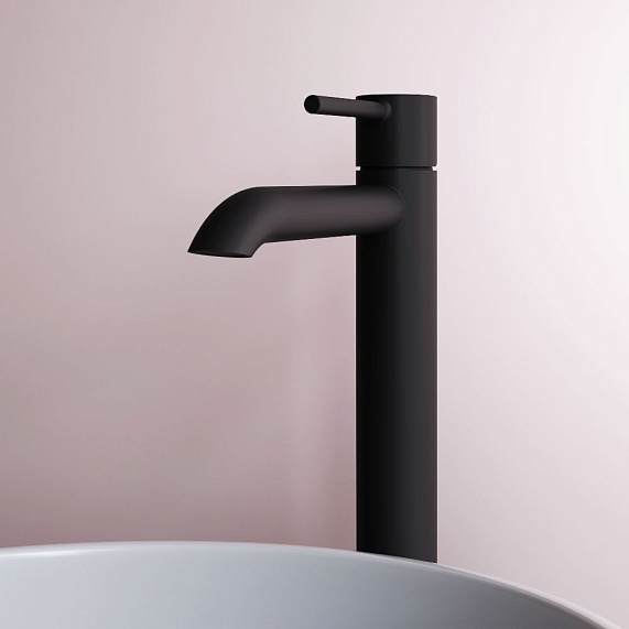 Смеситель для раковины (умывальника) AM.PM Libre F6092022 высокий черный-2