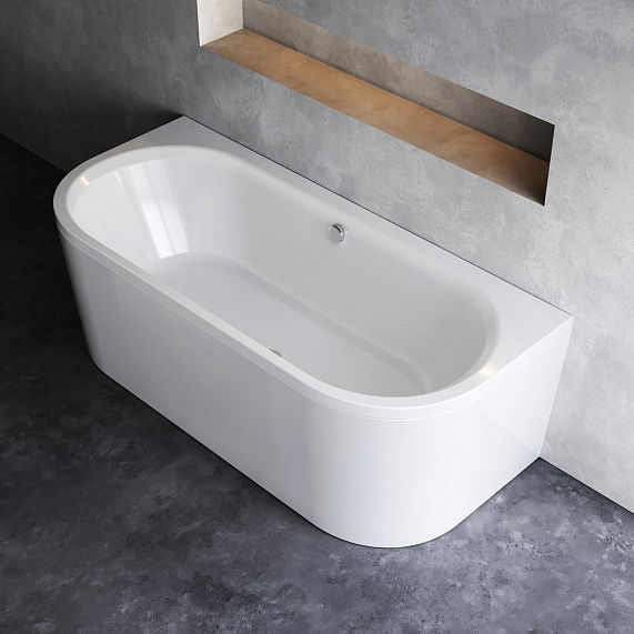 Ванна акриловая закругленная 170x75 AM.PM X-Joy W94A-170U75W-A белая глянцевая-2