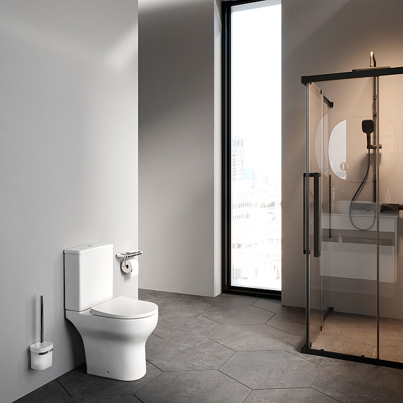 Унитаз-компакт AM.PM Force C9F8600LMSC безободковый с сиденьем микролифт, белый-8