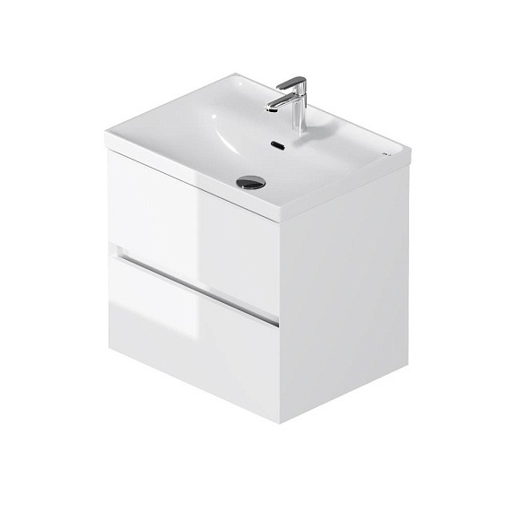 Тумба под раковину 60 AM.PM Above M9XFHX0602WG подвесная белая глянцевая-10