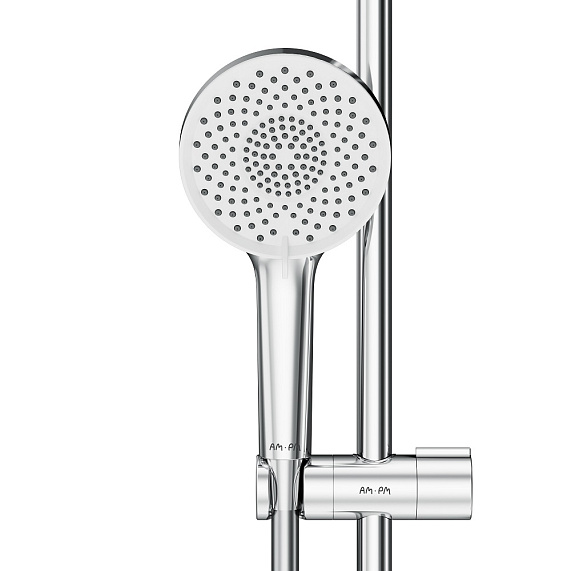 Душевой гарнитур AM.PM X-Joy F0185A000 штанга, шланг, лейка 3 режима, хром-4