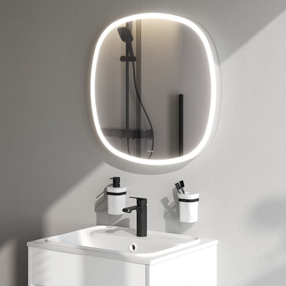 Зеркало с подсветкой в ванную закругленное 65 AM.PM Func M8FMOX0651WGS сенсорное-2