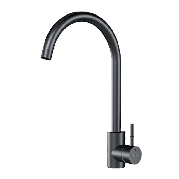 Смеситель для кухни AM.PM X-Joy S F85B07122 высокий, черный-9