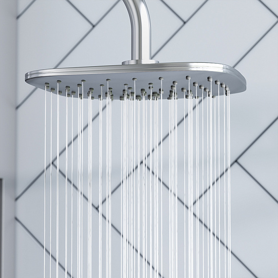 Душевая система Damixa Eclipse 931000000 стойка с тропическим душем, хром-3