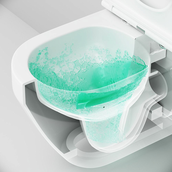 Унитаз подвесной AM.PM Spirit V2.0 C701900SC безободковый с сиденьем микролифт, белый-8