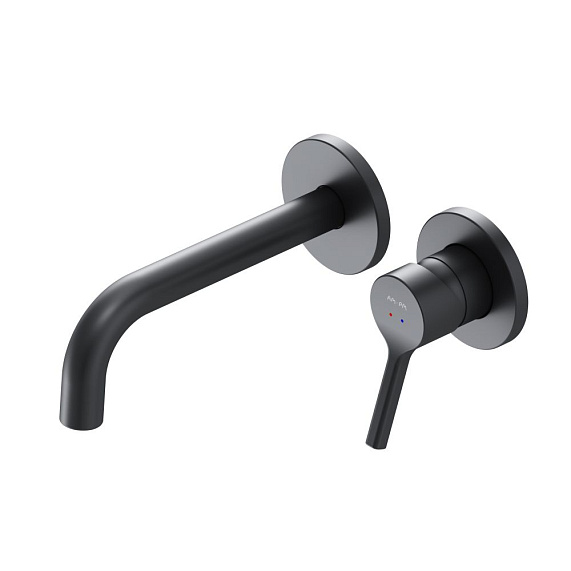 Смеситель для раковины (умывальника) AM.PM X-Joy S F85B72622 черный встраиваемый-7