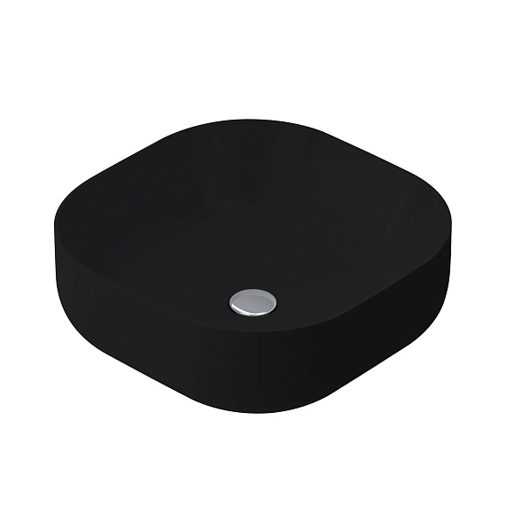 Раковина накладная 43 AM.PM Func M8FWCC30430BM черная матовая-3