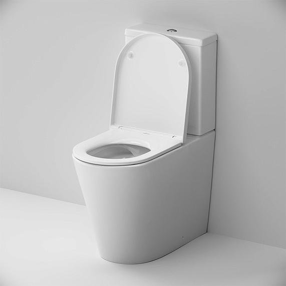 Унитаз-компакт напольный AM.PM Flash C9H8600LMSC безободковый с сиденьем микролифт, белый-2
