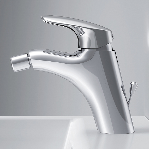 Смеситель для биде AM.PM Bliss L F5383132 с донным клапаном, хром (уценка 1шт)-2