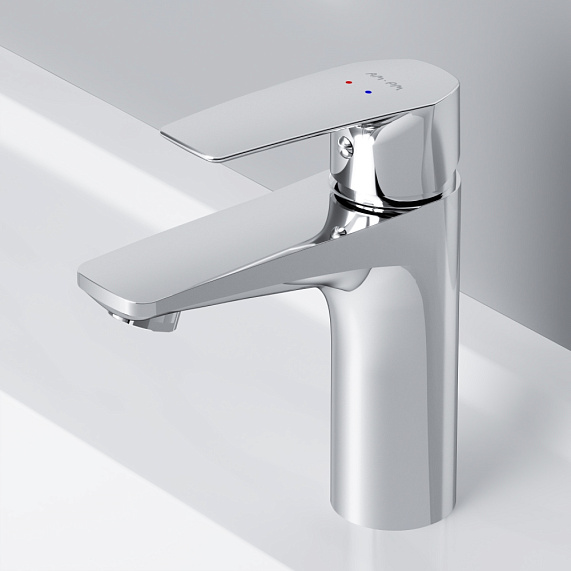 Тумба с раковиной и смесителем 80 AM.PM Gem M90FHX0802WG подвесная белый глянец-1