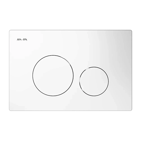 Клавиша смыва для инсталляции AM.PM Pro L I049001 пневматическая белая глянцевая-5