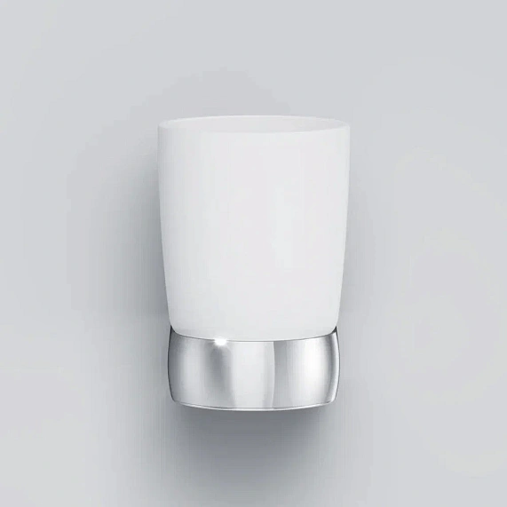 Стакан для зубных щеток настенный AM.PM Sensation A3034300 стеклянный, хром-3