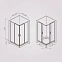 Душевое ограждение без поддона 100x100 AM.PM Gem W90G-403-100100-BT профиль черный матовый