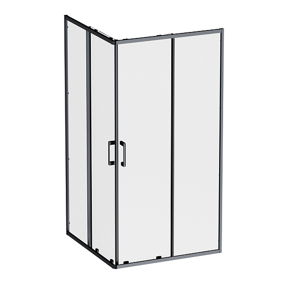 Душевое ограждение без поддона 100x100 AM.PM Above W9XG-403-100100-BT профиль черный-14