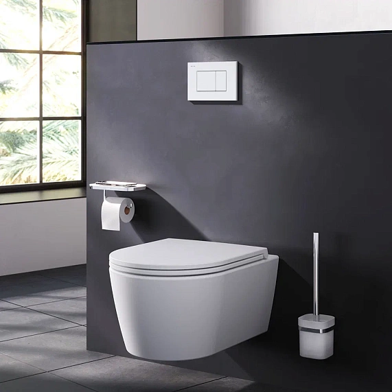 Инсталляция для подвесного унитаза AM.PM MasterFit I012710.0201 с механ. клавишей ProC S белый глянец-5