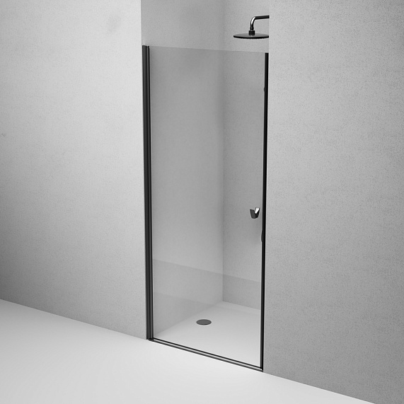 Душевая перегородка с дверью 90x190 AM.PM Sunny W87G-90-1P-BT прозрачное стекло, профиль черный матовый-3