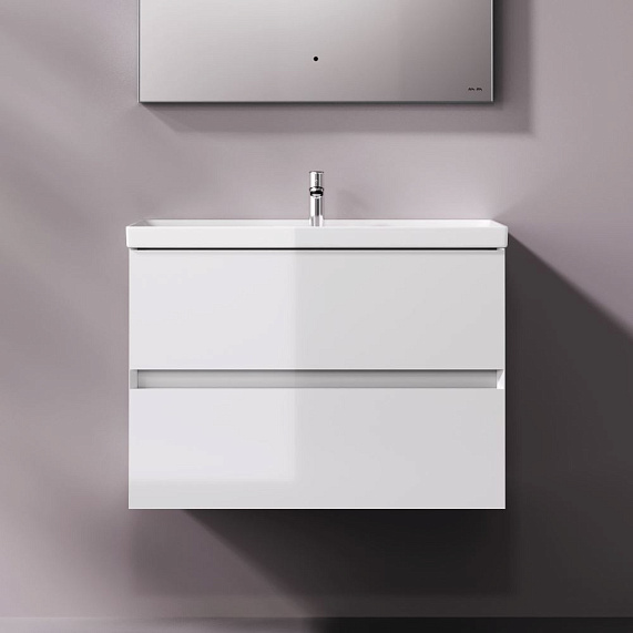 Тумба под раковину 80 AM.PM Above M9XFHX0802WG подвесная белая глянцевая