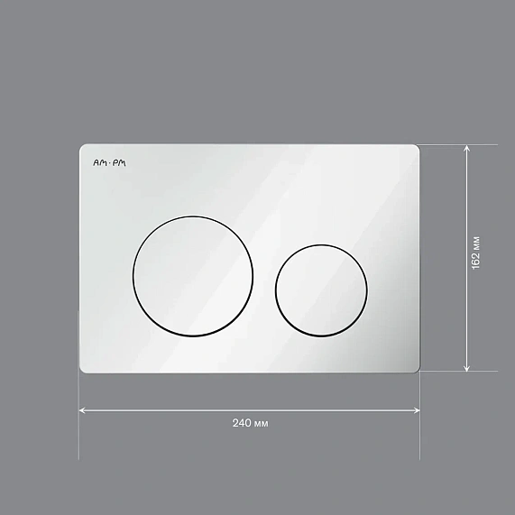 Клавиша смыва для инсталляции AM.PM PrimeFit I090101 механическая белая глянцевая-4