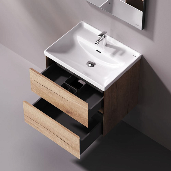 Тумба с раковиной 60 AM.PM Above M9X-FHX0602OF-WCC0600WG подвесная под дерево-2