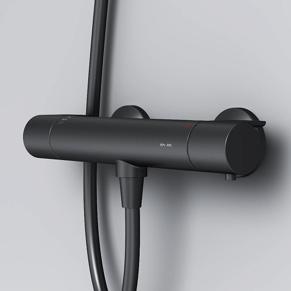 Смеситель для душа AM.PM X-Joy F85A40022 термостат, черный-3