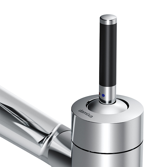 Смеситель для кухни Damixa Arc 290007464 3D с поворотным изливом, хром-5