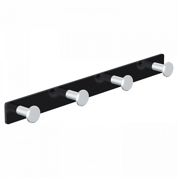 Крючки для полотенец Damixa Jupiter DA7735900 хром, 4 шт на планке-5