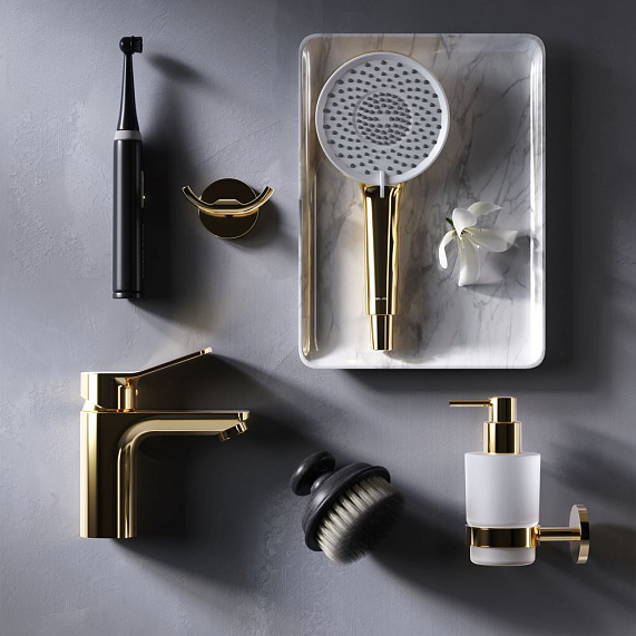 Смеситель для раковины (умывальника) AM.PM X-Joy F85A02199 золото-2