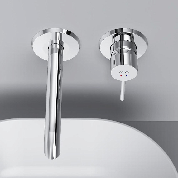 Смеситель для раковины (умывальника) AM.PM Libre F6072600 хром встраиваемый-8