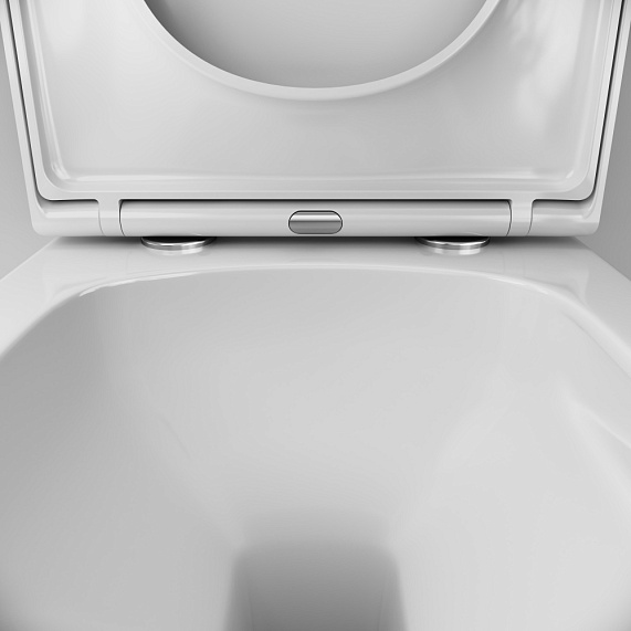 Унитаз подвесной AM.PM X-Joy C851900SC безободковый с сиденьем микролифт, белый-10