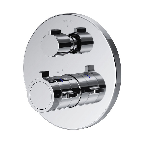 Смеситель для ванны и душа AM.PM X-Joy F85A95600 хром встраиваемый, термостат-6