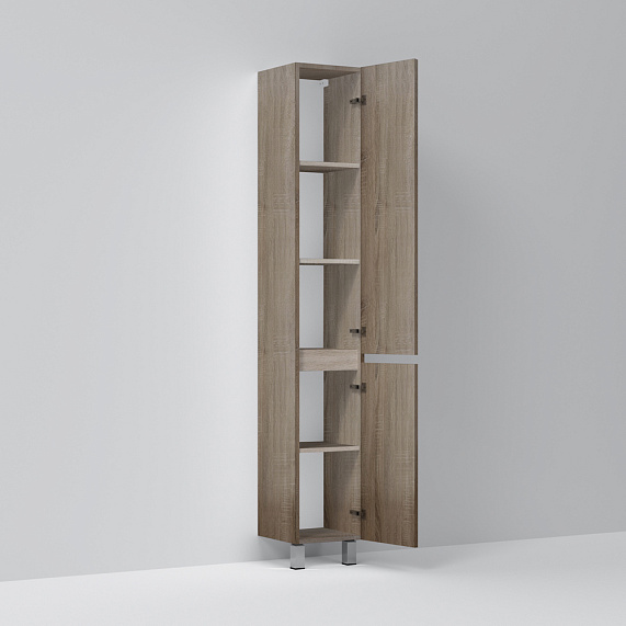 Шкаф-пенал для ванной 30 AM.PM Gem S M91CSR0306OF напольный правый светлый дуб-2