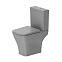 Унитаз-компакт напольный AM.PM Struktura C9S8600GRSC безободковый с сиденьем микролифт, серый матовый
