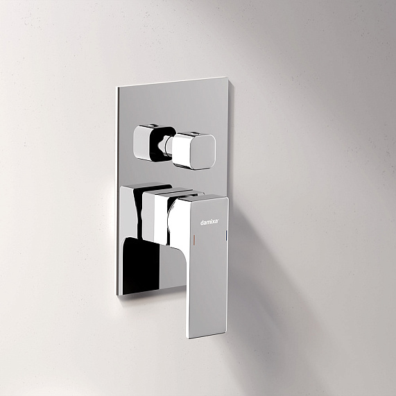 Встраиваемая душевая система Damixa Gala 953540000 хром: тропический верхний душ, ручной душ, излив-3