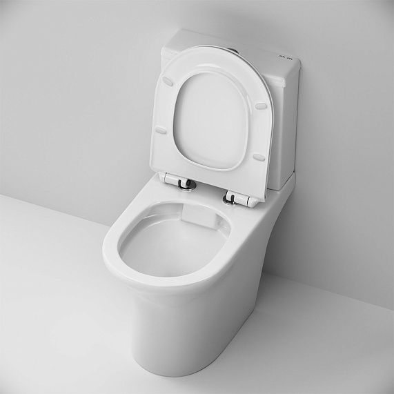 Унитаз-компакт напольный AM.PM Stern C7L8600SC безободковый с сиденьем микролифт, белый-7