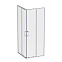 Душевое ограждение без поддона 80x80 AM.PM Above W9XG-403-8080-MT профиль серебристый