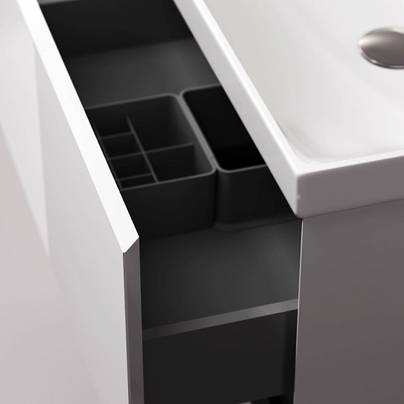 Тумба под раковину 60 AM.PM Above M9XFHX0602WG подвесная белая глянцевая-4