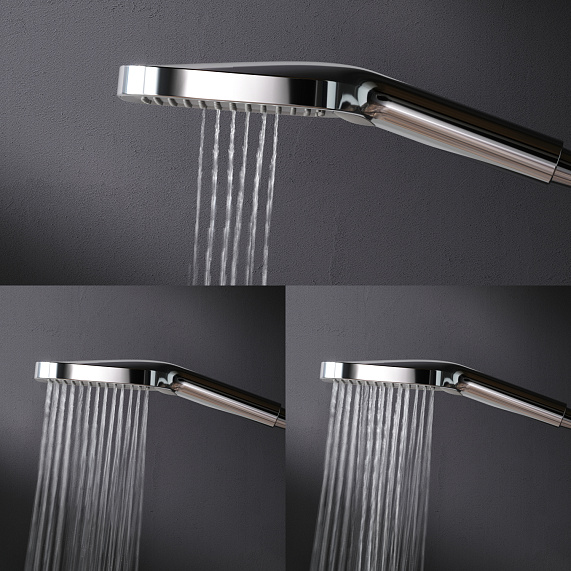 Душевая система AM.PM Func F078F700 стойка с тропическим душем, смесителем, изливом, хром-6