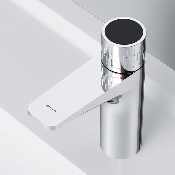 Смеситель для раковины (умывальника) AM.PM Gem F90A02400 с индикацией температуры, хром-3